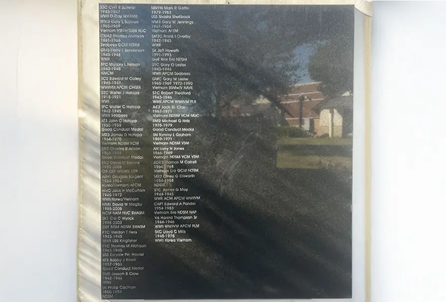 civic monument on site memorial engraving project