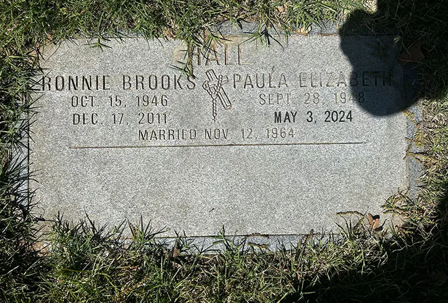 a cemetery on site memorial engraving project